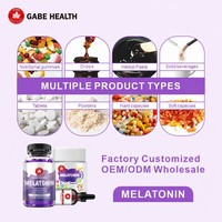Gommes à la mélatonine, complément alimentaire pour le sommeil, pour adultes et enfants, favorise la relaxation, soutient la qualité du sommeil, vente en gros, OEM, ODM, étiquette privée