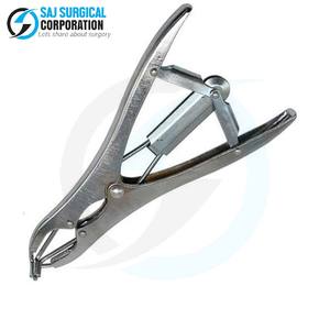 Poignée antidérapante d'elastrator vétérinaire ergonomique pour l'application confortable et précise d'anneau en caoutchouc - Product Image 1