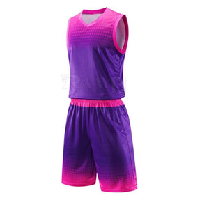 Los Mejores Conjuntos de Uniformes de Baloncesto Personalizados para Adultos y Niños, Conjuntos de Pantalones Cortos de Baloncesto Antibacterianos que Absorben el Sudor para el Verano - Product Image 2