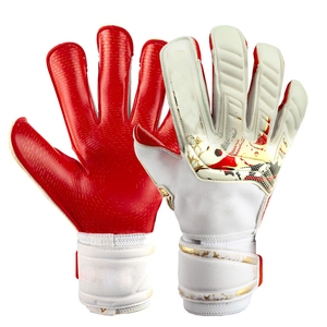 Gants de football respirants en cuir bon marché pour les jeunes Américains Gants de gardien de but de football imperméables et antidérapants OEM - Product Image 1