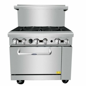 HIGH QUALITY Koolmore KM-CR36-LP 36 Inch Restaurant Range with <b>Oven</b> Liquid Propane 6 Burners Stainless Steel - Product Image 1
