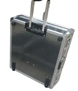 Премиальный алюминиевый чехол для путешествий с фурнитурой для аксессуаров, чемодан на колесиках, Прочный чехол для переноски