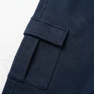 Pantalons Hip Hop épais, pantalons personnalisés, pantalons larges, pantalons de survêtement en coton, double taille, pantalons droits, pantalons de survêtement évasés pour hommes - Product Image 5