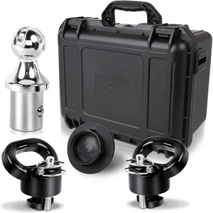 Vypart 60618 Gooseneck Hitch Ball Kit 2-5/16-Inch Ball with Safe Lock Anchors <b>Puck</b> System Hitch Mounts - Product Image 1
