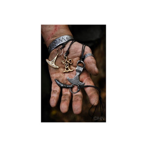 Collar con colgante de estilo nórdico para mujer, gargantilla de estilo nórdico, con diseño de vikingos, Odín, Cuervo, Torr, vikingos, venta directa, 1 comprador - Product Image 5