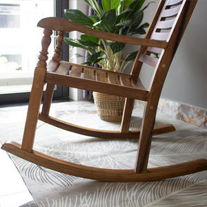 Chaise à bascule confortable pour adultes relaxant PU fini conception anti-basculement mobilier d'extérieur chaise à bascule de grande quantité - Product Image 4