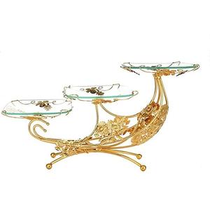 Soporte de Metal de 4 capas con cristal real para cupcakes, soporte para pastel de aniversario de boda, fiestas de cumpleaños, gran oferta - Product Image 3