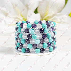 Bracelet en cristal de guérison perlé de 8 mm de qualité supérieure, pierre précieuse naturelle, offre spéciale, prix de gros - Product Image 1