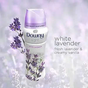 Downy Light Laundry Scent Booster Beads for Washer, White Lavender, with No Heavy Perfumes, 26.5 Oz