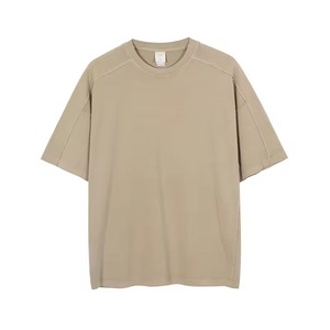 Streetwear Screen Print Heavyweight Oversized T Shirts para hombres Venta al por mayor Casual Hip Hop T Shirt Ropa - Product Image 1