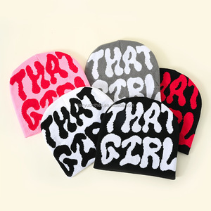 หมวกถักหมวกแคชเมียร์ของผู้หญิงผู้ชายหมวกฮิปฮอปสตรีทพิมพ์ลายออกแบบได้ตามต้องการ - Product Image 3