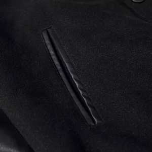 Nouvelle veste en cuir de vache, pas cher, manches en cuir de vache, Design personnalisé, laine, vente en gros, Service OEM de haute qualité - Product Image 6