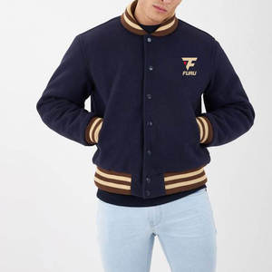 Veste Streetwear Lettermen personnalisée de haute qualité veste d'hiver mince en vrac - Product Image 3