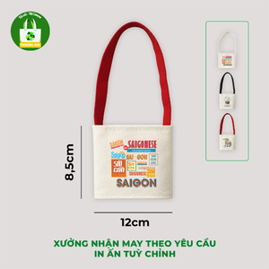 กระเป๋าผ้าแคนวาส Truong Gia ขนาด 12x8.5 ซม. ลายการ์ตูน สำหรับของขวัญส่งเสริมการขาย - Product Image 4