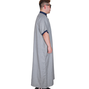 Haute qualité pour Daffah thobe saoudien pour hommes personnalisable dubaï islamique décontracté thobe/thawb vente en gros thobe pour hommes - Product Image 3