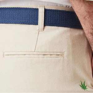 Best Price Fashionable <b>Men</b> Embroidered <b>Shorts</b> Customized Material Comfortable Fit Casual Style Solid <b>Pattern</b> Lightweight Canvas - Product Image 2