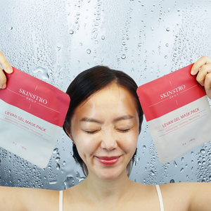 SKINSTRO Masque Hydrogel Coréen Testé Dermatologiquement – Lot de 4 Pièces, Parfum Floral Doux pour Hydratation, Apaisement et Régénération Cutanée - Product Image 1