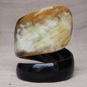 Joyería de mujer suministro al por mayor pulseras de cuerno natural venta rápida pulsera hecha a mano brazalete - Product Image 5