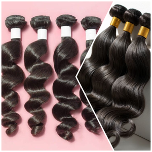 ผมเรมี่สไตล์พม่าแบบพรีเมี่ยมสำหรับต่อผมธรรมชาติ - Product Image 1