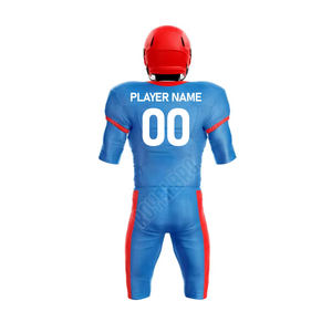 Vêtements de football américain OEM Uniforme de football américain de haute qualité 100% Polyester Team Solid Color American Football Uniformes - Product Image 3