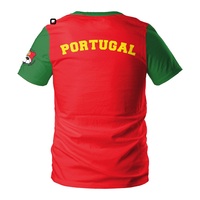 Camiseta de Fútbol de Alta Calidad, Anti-Sudor, de Secado Rápido, Cuello en V, Ecológica, 100% Poliéster, Impermeable, con Logotipo Personalizado en la Parte Delantera, Unisex, OEM