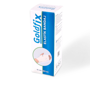 Bandage de compression élastique 15 cm x 1,5 m, gaze médicale pour la stabilisation des articulations et la compression post-traitement - Product Image 2