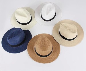 ขายส่งหมวกปานามา - หมวกฟางทอมือที่สวยงามและทันสมัยช่วยป้องกันแสงแดดได้อย่างมีประสิทธิภาพในฤดูร้อน - Product Image 4