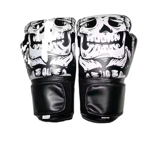 Guantes de combate de competición Pro Leather 16 OZ Guantes de boxeo profesionales de alta calidad para adultos Tamaño de 6 oz - Product Image 3