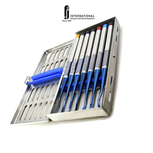 7 pièces élévateurs de luxation dentaire PDL périotome ensemble d'instruments d'extraction de racine ensemble d'outils PDL d'ascenseur de racine dentaire - Product Image 5