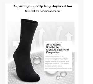 Chaussettes de cheville unies classiques coton respirant chaussettes de sport coupe confortable hommes femmes durable sueur absorbant coton gym style de course - Product Image 5