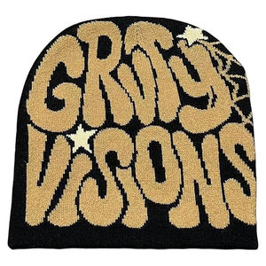 Gorro de punto personalizado, gorro a granel, venta al por mayor, gorros de punto, gorros de calavera de invierno, moda cálida, logotipo bordado, proveedor OEM - Product Image 1