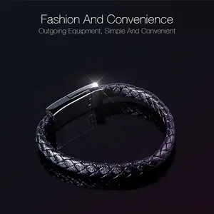 Al Aire Libre portátil de cuero PD Mini Micro <span class=keywords><strong>USB</strong></span> pulsera cargador de datos Cable de carga Cable de sincronización para Android Tipo-<span class=keywords><strong>C</strong></span> Cable de teléfono - Product Image 6