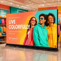Pantalla LED para Póster P2 HD de Alto Brillo para Publicidad en Tiendas de Ropa y Exhibición de Desfiles de Moda, Control por WiFi, Precio al por Mayor