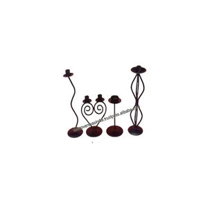 Vente en gros de bougeoirs en fer de haute qualité pour la décoration intérieure Dessus de table écologique décoratif pour Noël - Product Image 1