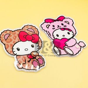 Nuevas Placas de Acrílico para Pestañas, Ecológicas, en Forma de Corazón y Cuadradas, con Logotipo Personalizado, Hello Kitty, para Extensiones de Pestañas, Pinzas Magnéticas, Mink - Product Image 6