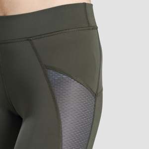 กางเกงเลกกิ้งถัก GA Fast Olive สำหรับออกกำลังกาย - Product Image 3