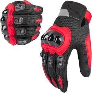 Guantes de Motociclismo de Cuero y Fibra de Carbono, Guantes para Motocross, Ciclismo de Montaña y Carreras - Product Image 6