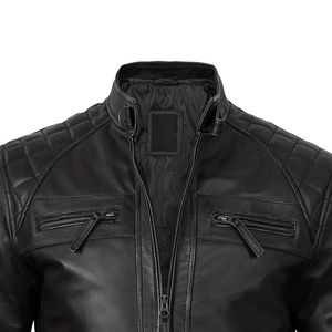 Customized <b>Leather</b> Bomber <b>Jackets</b> for <b>Men</b> and Women Vintage Style Handmade <b>Genuine</b> <b>Leather</b> Outerwear - Product Image 4