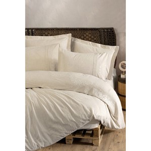Forbes Cotton Box Linen Double Duvet Cover <b>Set</b> 3pcs Floral Soft Comfortable Bed <b>Comforter</b> Washed Fabric Home Wedding Hospital - Product Image 1