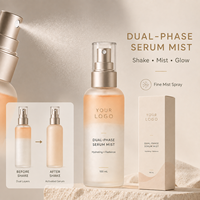 Sérum en Brume Biphasé Hydratant Effet Bonne Mine pour le Visage, Marque Blanche, Fabricant OEM ODM de Soins Faciaux Personnalisés