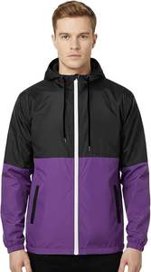 Veste coupe-vent à capuche longue et légère pour homme, tailles personnalisées, respirante, imperméable, pour la course à pied, la randonnée et les activités de plein air - Product Image 2