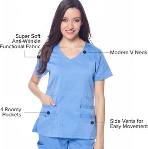 Customize Medical Scrubs Nursing Jogger Nurse Hospital Uniform Woman Top Scrub Suit Scrubs Uniforms Sets Fashionable - Product Image 1