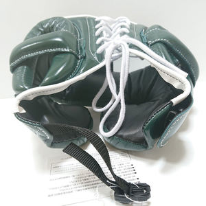 Venta caliente nuevo protector de cabeza ganador de cuero cierre con cordones diseño Simple ajustable para entrenamiento de boxeo con empuñaduras - Product Image 5
