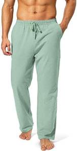 Pantalones de chándal informales para hombre ligeros 100% algodón al por mayor - Product Image 2