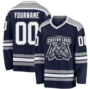 Camiseta de Hockey sobre Hielo Personalizada con Logotipo Impreso por Transferencia de Calor, 100% Poliéster, Secado Rápido y Antibacteriana, Unisex - Product Image 6