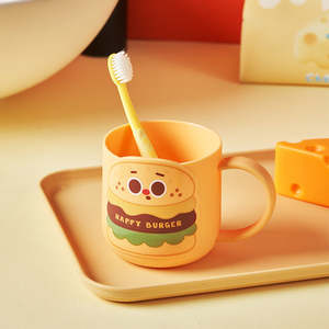 Gobelet à brosse à dents en forme de hamburger, design dessin animé Snack Squad, pour les occasions festives - Product Image 4