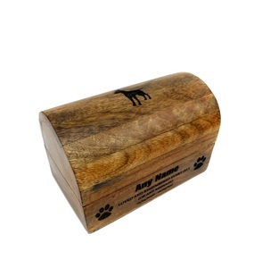 Wood <b>Pet</b> <b>Urn</b> For Ashes Dog Cat Box Personalized Cremation Casket Engraved Bespoke Small Medium Large - Product Image 1