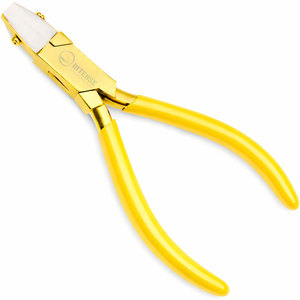 Pince à bec plat en nylon pour la fabrication de bijoux, poignées antidérapantes confortables, outils de bijouterie anti-rayures - Product Image 3