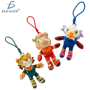 Portachiavi in peluche dei mascotte della Coppa del Mondo 2026: design in metallo leggero e morbido - Product Image 1