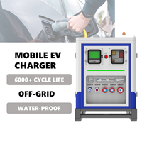 Chargeur mobile hybride pour véhicules électriques de 200 kWh, alimentation de chantier, sortie AC/DC 400V-1000V, pour les entreprises de location et les distributeurs